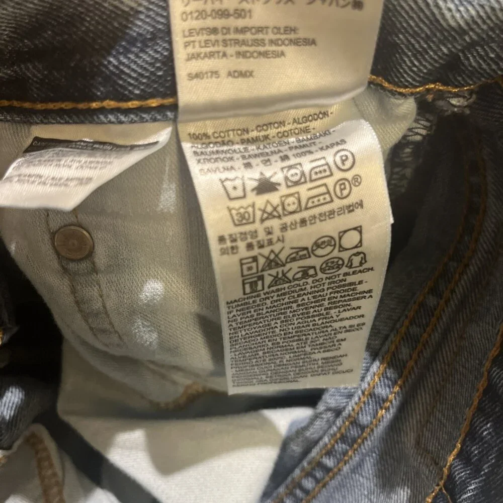 Levis 550 Jeans Mens Sz 36x32 * 33x 29.5* Blue Denim 90’s Classic Cowboy Western